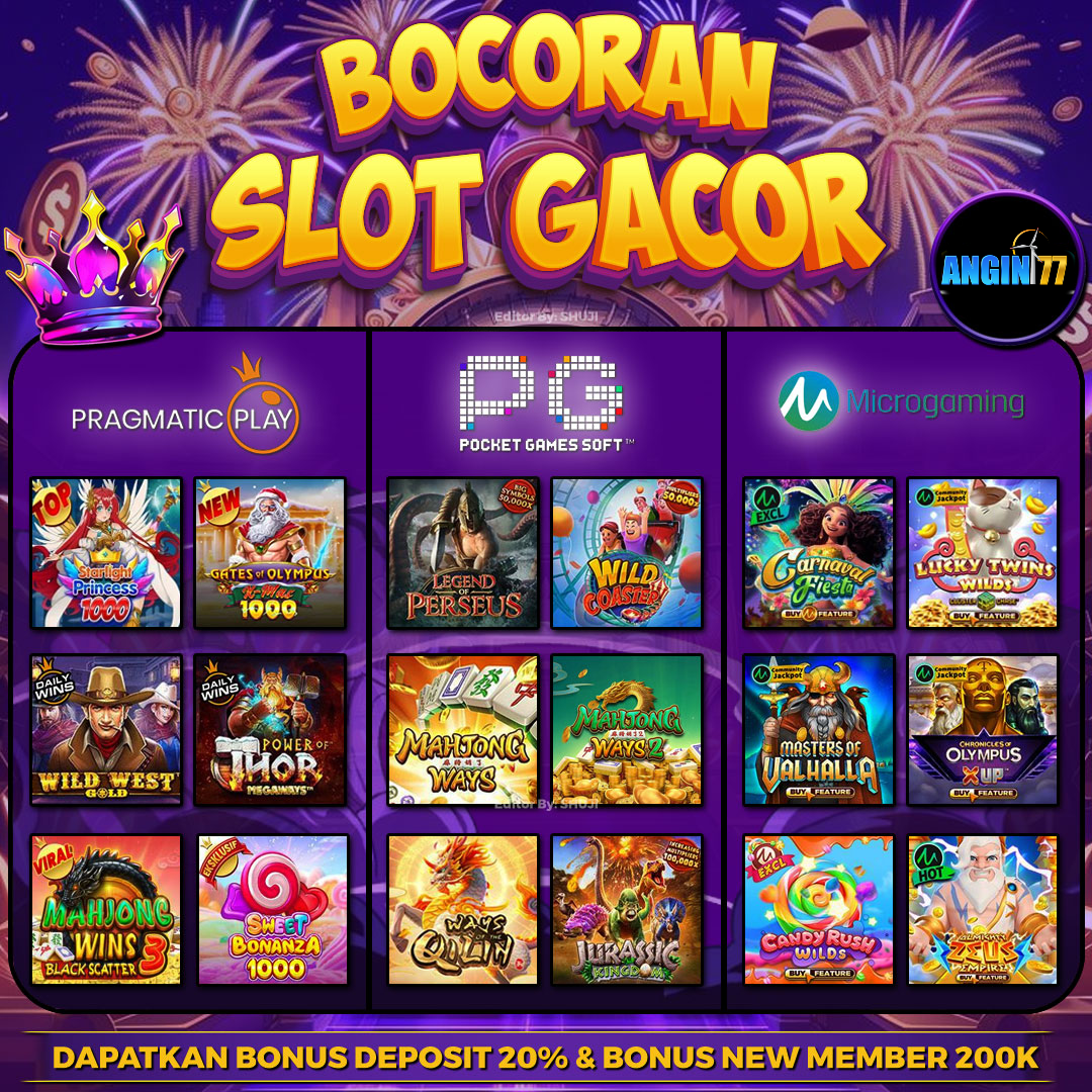 ANGIN77 : Situs Bocoran Pola RTP Live Slot Gacor 97% Winrate 2025